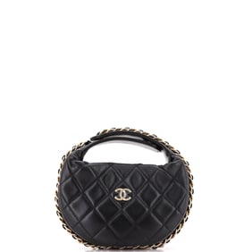Chanel Chain Around Hobo Pouch Quilted