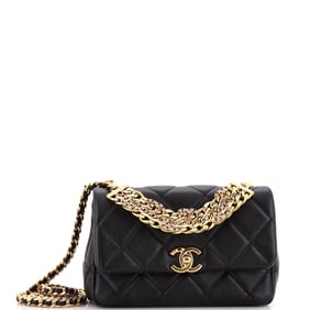 Chanel Crystal CC Chain Handle Flap