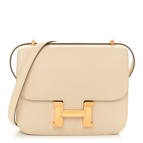 Hermes Epsom Constance 18 Craie