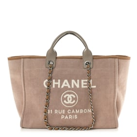 Chanel Mixed Fibers Medium Deauville Tote