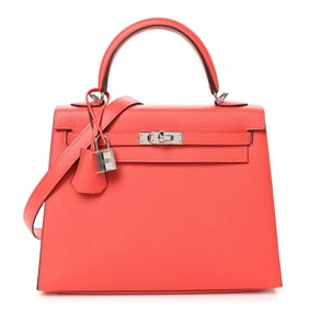 Hermes Epsom Kelly Sellier 25 Rose