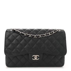 Chanel Caviar Quilted Jumbo Double Flap