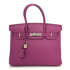 Hermes Chevre Mysore Birkin 30 Cyclamen