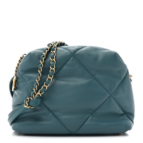 Chanel Lambskin Quilted Small Bowling Bag