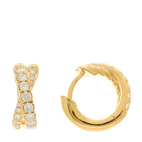 David Yurman 18K Yellow Gold Diamond
