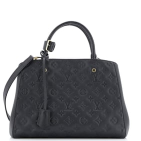Louis Vuitton Montaigne Handbag Monogram Empreinte