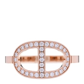 Hermes 18K Rose Gold Diamond MM