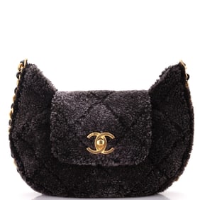 Chanel CC Flap Chain Around Hobo