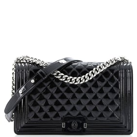Chanel Boy Flap Bag Quilted Plexiglass