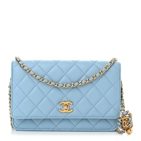 Chanel Lambskin Quilted CC Pearl Crush
