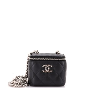 Chanel Coco Enamel Strap Vanity Case