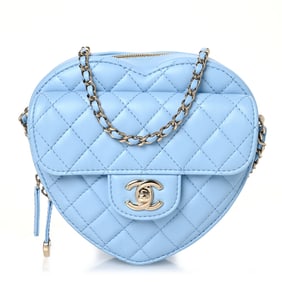 Chanel Lambskin Quilted CC In Love