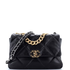 Chanel 19 Flap Bag Quilted Leather