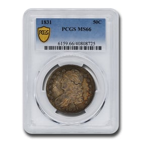 1831 Capped Bust Half Dollar MS-66