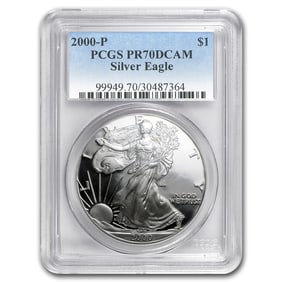 2000-P Proof American Silver Eagle PR-70