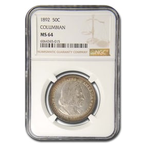 1892 Columbian Expo Half Dollar MS-64