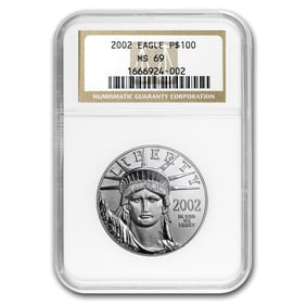 2002 1 oz American Platinum Eagle