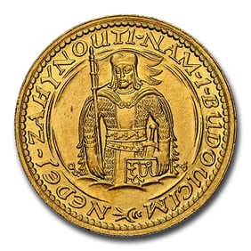 1923 Czechoslovakia Gold 2 Dukat MS-63