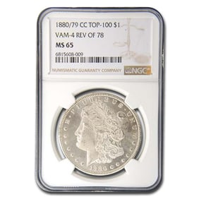 1880/79-CC Morgan Dollar MS-65 NGC (VAM-4