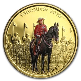 2007 Canada Gold $75 Olympics RC