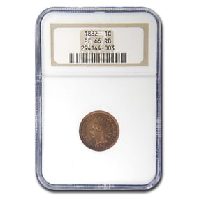 1882 Indian Head Cent PF-66 NGC