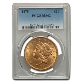 1875 $20 Liberty Gold Double Eagle