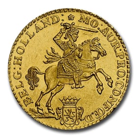 (1960) Netherlands Gold 7 Gulden Restrike