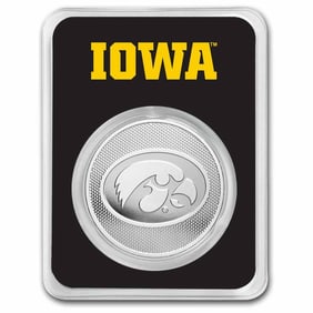 University of Iowa 1 oz Silver