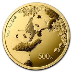 2023 China 30 gram Gold Panda