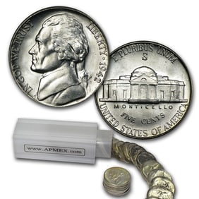 1942-S 35% Silver Wartime Jefferson Nickel