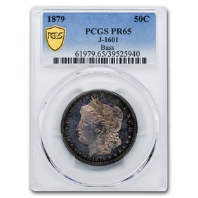 1879 Morgan Half Dollar Pattern PR-65
