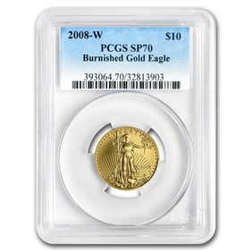 2008-W 1/4 oz Burnished American Gold