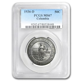 1936-D Columbia, SC Half Dollar MS-67