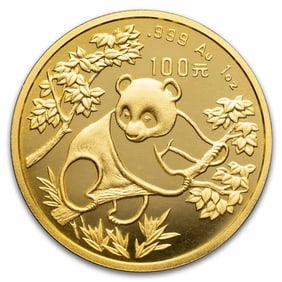 1992 China 1 oz Gold Panda