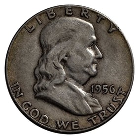 1956 Franklin Half Dollar 20-Coin Roll
