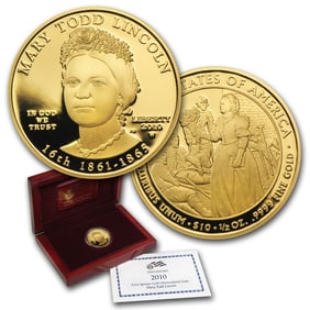 2010-W 1/2 oz Proof Gold Mary