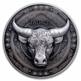 2024 Niue 5 oz Silver Antique