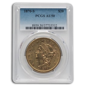 1870-S $20 Liberty Gold Double Eagle