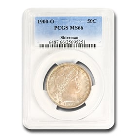 1900-O Barber Half Dollar MS-66 PCGS