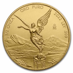 2022 Mexico 1/2 oz Gold Libertad