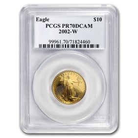 2002-W 1/4 oz Proof American Gold