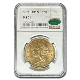 1873-S $20 Liberty Gold Double Eagle