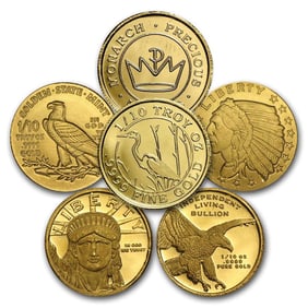 1/10 oz Gold Round - Secondary