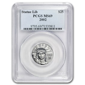2002 1/4 oz American Platinum Eagle