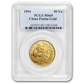 1994 China 1/2 oz Gold Panda