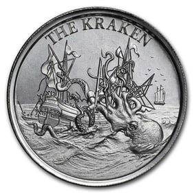 2 oz Silver High Relief Round