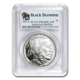 2001-P Buffalo $1 Silver Commem PR-69