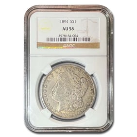 1894 Morgan Dollar AU-58 NGC
