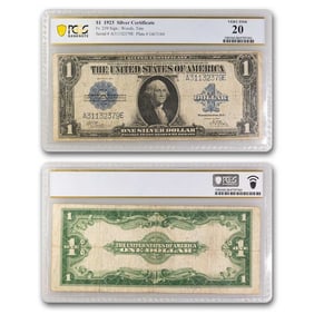 1923 $1.00 Silver Certificate VF-20 PCGS