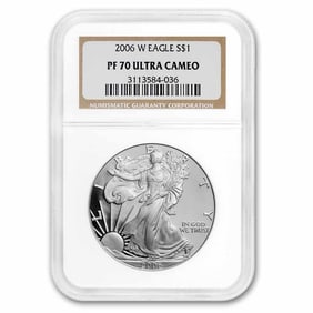 2006-W Proof American Silver Eagle PF-70
